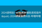 2024透明挂！wepoker辅助透视插件&quot;-2024新研发黑科技-哔哩哔哩