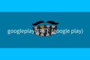 googleplay在哪下 (google play)