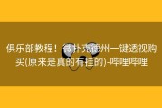 俱乐部教程！微扑克德州一键透视购买(原来是真的有挂的)-哔哩哔哩