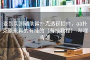 查到实测辅助微扑克透视插件，aa扑克原来真的有挂的（有挂教程）-哔哩哔哩