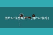 图片Alt信息是什么 (图片alt信息)