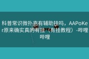 科普常识微扑克有辅助挂吗，AAPoKer原来确实真的有挂（有挂教程）-哔哩哔哩
