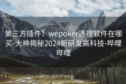 第三方插件！wepoker透视软件在哪买-大神揭秘2024新研发高科技-哔哩哔哩
