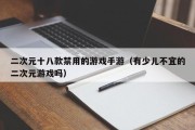 二次元十八款禁用的游戏手游（有少儿不宜的二次元游戏吗）