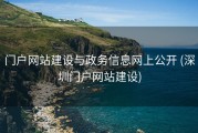 门户网站建设与政务信息网上公开 (深圳门户网站建设)