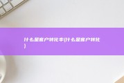 什么是客户转化率 (什么是客户转化)