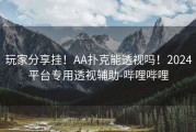 玩家分享挂！AA扑克能透视吗！2024平台专用透视辅助-哔哩哔哩