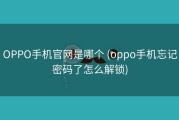 OPPO手机官网是哪个 (oppo手机忘记密码了怎么解锁)