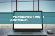 一个新网站如何做SEO提升 (一个新网站如何运营)