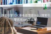 搜索引擎优化基本原理是什么 (搜索引擎优化seo怎么做)