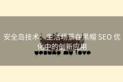 安全岛技术：生活场景在黑帽 SEO 优化中的创新应用