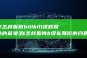 你怎样看待bilibili视频网站的前景 (你怎样看待b级车降价的问题)