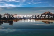 黑帽SEO和白帽SEO的区分及方法 (seo黑帽教程)