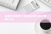 动漫专业的务工前景 (动漫专业主要做什么)