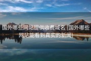 国外哪些网站提供收费域名 (国外哪些网站能看到真实的新闻)