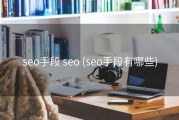 seo手段 seo (seo手段有哪些)