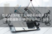 给家人们科普下玉海楼茶苑拔萝卜外挂辅助器脚本(确实可以开挂)-知乎