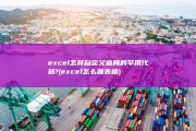 excel怎样自定义格局的罕用代码? (excel怎么画表格)