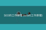 SEO的工作原理 (seo的工作原理)