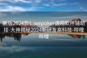 新版2024款！wepoker透视软件辅助挂-大神揭秘2024新研发高科技-哔哩哔哩