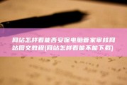网站怎样看能否安保 电脑管家审核网站图文教程 (网站怎样看能不能下载)