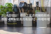 2024透明挂！德扑之星透视辅助软件教程【其实是真的有挂的】-哔哩哔哩