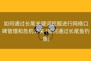 如何通过长尾关键词挖掘进行网络口碑管理和危机公关 (如何通过长尾鱼钓鱼)