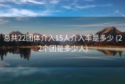 总共22团体介入15人介入率是多少 (22个团是多少人)