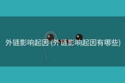 外链影响起因 (外链影响起因有哪些)