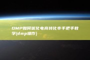 DMP如何优化电商转化率 手把手教学 (dmp操作)