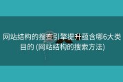 网站结构的搜查引擎提升蕴含哪6大类目的 (网站结构的搜索方法)