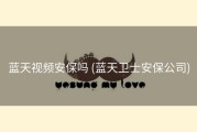蓝天视频安保吗 (蓝天卫士安保公司)