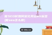 做SEO时 如何优化网站alt标签 (做seo怎么做)