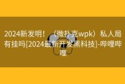 2024新发明！（微扑克wpk）私人局有挂吗[2024最新开发黑科技]-哔哩哔哩