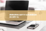 质量检测核心是干什么的 (质量检测核心是什么)