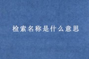 检索用意是指什么 (检索用意是指什么意思)