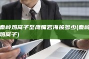 秦岭鸡窝子至鹰嘴岩海拔多少 (秦岭 鸡窝子)
