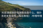 科技通报微扑克辅助挂是什么，微扑克原来有挂的（有挂教程）-哔哩哔哩
