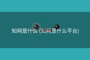 知网是什么 (知网是什么平台)