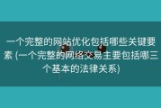 一个完整的网站优化包括哪些关键要素 (一个完整的网络交易主要包括哪三个基本的法律关系)