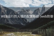 WEB运行防火墙的配置形容 (web防御)