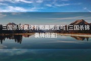 三国杀锦囊牌有距离限度吗 (三国杀锦囊牌图鉴)