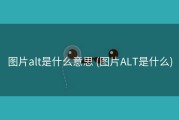 图片alt是什么意思 (图片ALT是什么)