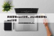 网络营销swot分析，2021网络营销swot分析