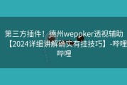 第三方插件！德州wepoker透视辅助【2024详细讲解确实有挂技巧】-哔哩哔哩