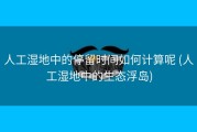 人工湿地中的停留时间如何计算呢 (人工湿地中的生态浮岛)