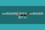 seo网站结构如何优化 (seo网站结构是什么)