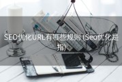 SEO优化URL有哪些规则 (Seo优化是指)
