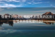 信誉卡共性化分期和平息挂账的区别 (信誉卡共性化是什么)