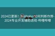 2024已更新！WePoKer如何判断作弊-2024专业开发辅助透视-哔哩哔哩